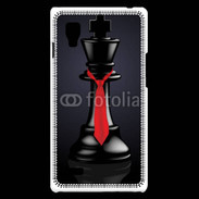 Coque LG Optimus L9 Pièce d'échec avec cravatte