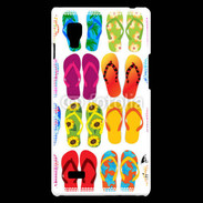 Coque LG Optimus L9 Flip flop de tongues