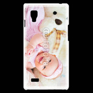 Coque LG Optimus L9 Sourire de bébé en rose