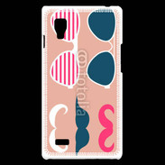 Coque LG Optimus L9 Moustache et lunettes 5