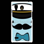 Coque LG Optimus L9 Moustache commandant