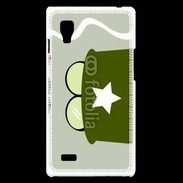 Coque LG Optimus L9 Moustache et cigare