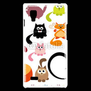 Coque LG Optimus L9 Humour de chats