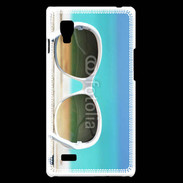 Coque LG Optimus L9 Lunette de soleil sur la plage
