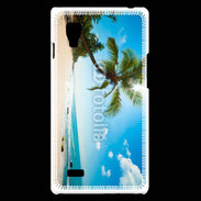 Coque LG Optimus L9 Belle plage ensoleillée 1