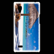 Coque LG Optimus L9 Belle plage 3