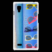 Coque LG Optimus L9 Lunettes sur la plage