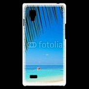 Coque LG Optimus L9 Belle plage 4