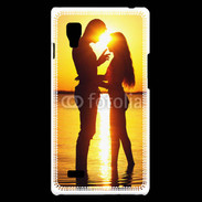 Coque LG Optimus L9 Couple sur la plage
