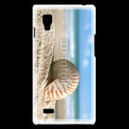 Coque LG Optimus L9 Coquillage sur la plage 5