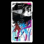 Coque LG Optimus L9 Graffiti style femme