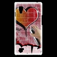 Coque LG Optimus L9 Love graffiti