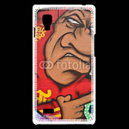 Coque LG Optimus L9 Graffiti personnage antipathique