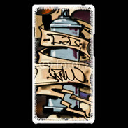 Coque LG Optimus L9 Graffiti bombe de peinture 6