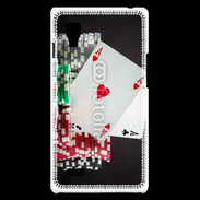 Coque LG Optimus L9 Paire d'as au poker 6
