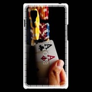 Coque LG Optimus L9 Poker paire d'as
