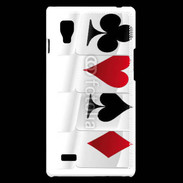 Coque LG Optimus L9 Carte de poker 2