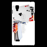Coque LG Optimus L9 Paire d'as au poker 5
