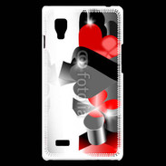 Coque LG Optimus L9 Symbole de cartes