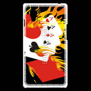 Coque LG Optimus L9 Cartes et feu