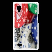 Coque LG Optimus L9 Jetons de poker en vrac 1
