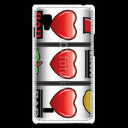 Coque LG Optimus L9 Triple coeur machine à sous