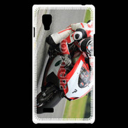 Coque LG Optimus L9 Moto sur circuit