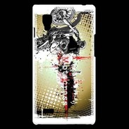 Coque LG Optimus L9 motocross frame