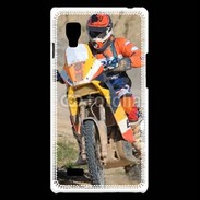 Coque LG Optimus L9 Rallie Raid en moto