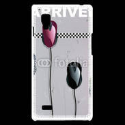 Coque LG Optimus L9 course de souris