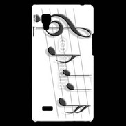 Coque LG Optimus L9 Portée de notes