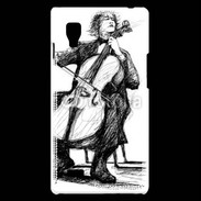 Coque LG Optimus L9 Violonceliste