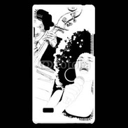 Coque LG Optimus L9 Chanteuse de Jazz