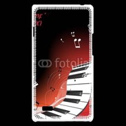 Coque LG Optimus L9 Abstract piano 2