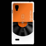 Coque LG Optimus L9 Vecteur Vinyl Record
