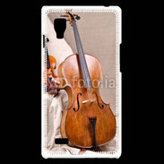 Coque LG Optimus L9 Violon et violoncelle 1