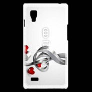 Coque LG Optimus L9 Love for music 1