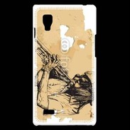 Coque LG Optimus L9 Illustration trompettiste 