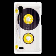 Coque LG Optimus L9 Cassette audio transparente 1