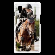 Coque LG Optimus L9 Jumping Equitation