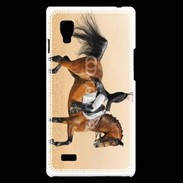 Coque LG Optimus L9 Dressage Equitation 3