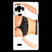 Coque LG Optimus L9 Football féminin