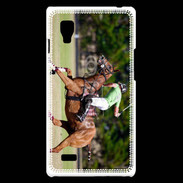 Coque LG Optimus L9 Joueur de polo