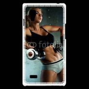 Coque LG Optimus L9 Musculation féminine
