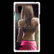 Coque LG Optimus L9 Boxe féminine