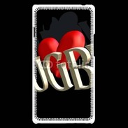 Coque LG Optimus L9 J'aime le rugby 2
