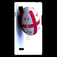 Coque LG Optimus L9 Ballon de rugby Georgie