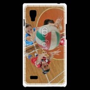 Coque LG Optimus L9 Joueuses de volleyball au filet