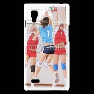 Coque LG Optimus L9 Joueuses de volleyball au filet 2