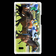 Coque LG Optimus L9 Course de chevaux 5